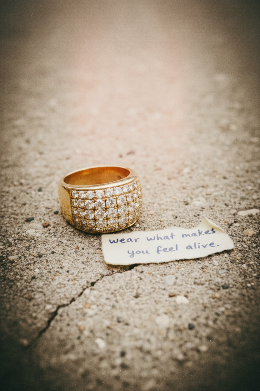Diamond ring heldere hoeken