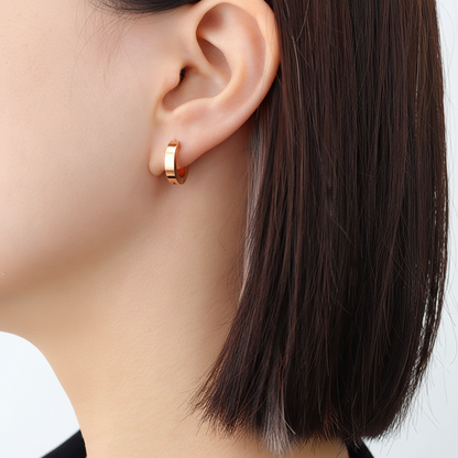 Fashionable simple small fresh design all-match earrings